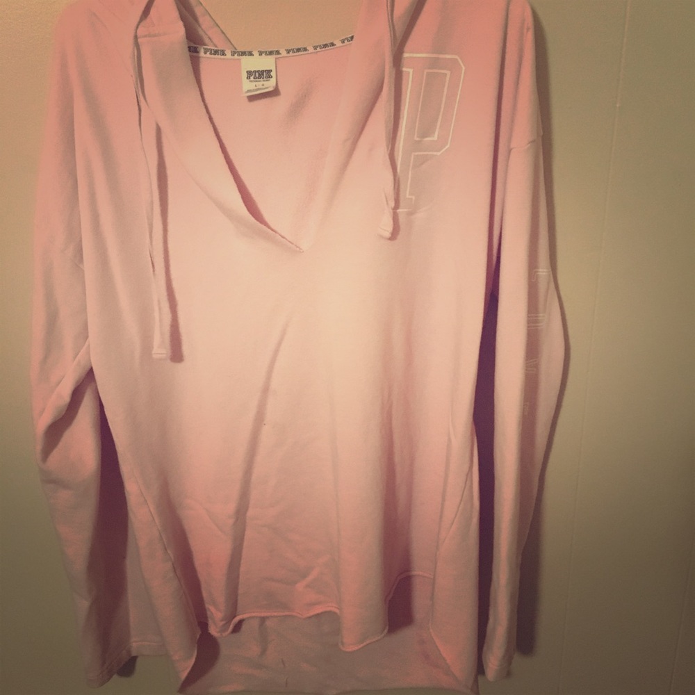 Pink tunic sweatshirt